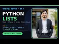 Python for Beginners - Lists Explained Store Change Data The Dev Bench