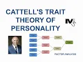 Cattell Trait Theory of Personality - Simplest Explanation Ever