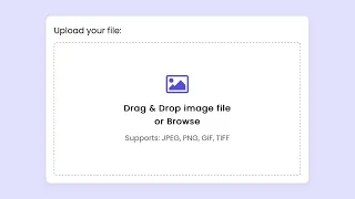 Drag and Drop File Upload Image Before Upload using HTML CSS JavaScript