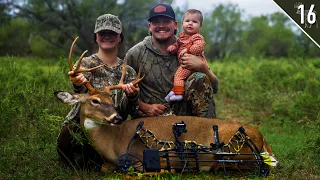 Buck bedded RIGHT by us!! (Bow hunting with my wife!)