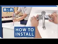 Bathroom Faucet Installation 1 Handle 1 Hole Integrated Lines