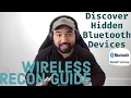 How to find hidden bluetooth devices