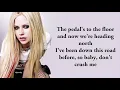 Avril Lavigne-Crush Lyrics