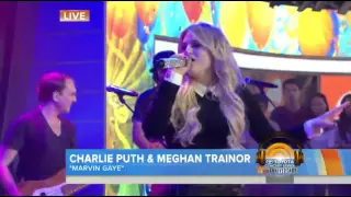 Download Meghan Trainor \u0026 Charlie Puth sings Marvin Gaye Live on Today Show MP3