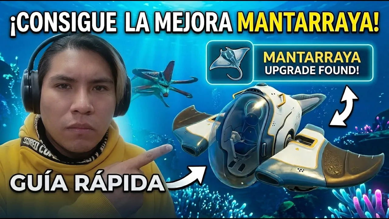 ¡Haz tu RENACUAJO Ultra Rápido! 🦈 Consigue la mejora MANTA RAYA en Subnautica 2