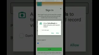 How to sign in to the DelcoReads app