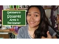 Area and Perimeter of Squares - Geometry