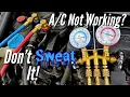 Vehicle AC System Diagnosis for Beginners System Troubleshooting