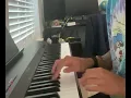 Playing on my brother’s keyboard || Locked out of Heaven || Piano cover ||