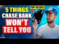 5 THINGS CHASE BANK WON T TELL YOU ABOUT THEIR CREDIT CARDS