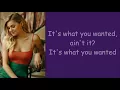 Kelsea Ballerini ~ Miss Me More (Lyrics)