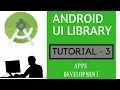 Android UI Library - 3 Android Animation Submit Button Stylish Button Apps development Tutorial