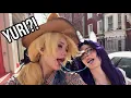 I cosplayed in a public server