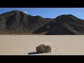 DEATH VALLEY MOVING ROCKS ON RACETRACK PLAYA