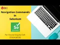 Navigation Commands in Selenium WebDriver Java with Selenium BIX IT ACADEMY