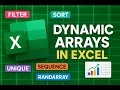 Dynamic Array Function FILTER SORT UNIQUE SEQUENCE RANDARRAY