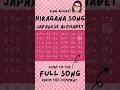 Download Lagu Hiragana Song 3 fast -KYA KYU KYO- Japanese Alphabet【Sing Along】あいうえおの歌 #shorts
