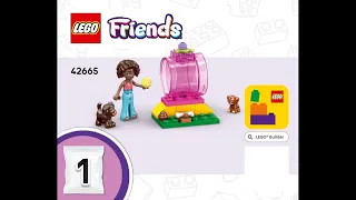 LEGO 42665 Instructions | Friends | Puppy Playground | Book 1: Tube | Pets