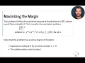 Cornell CS 5787 Applied Machine Learning Lecture 9 Part 2 The Max-Margin Classifier