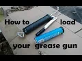 How to load grease into a grease gun
