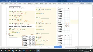 10DT JavaScript - 3a For Loops part 2