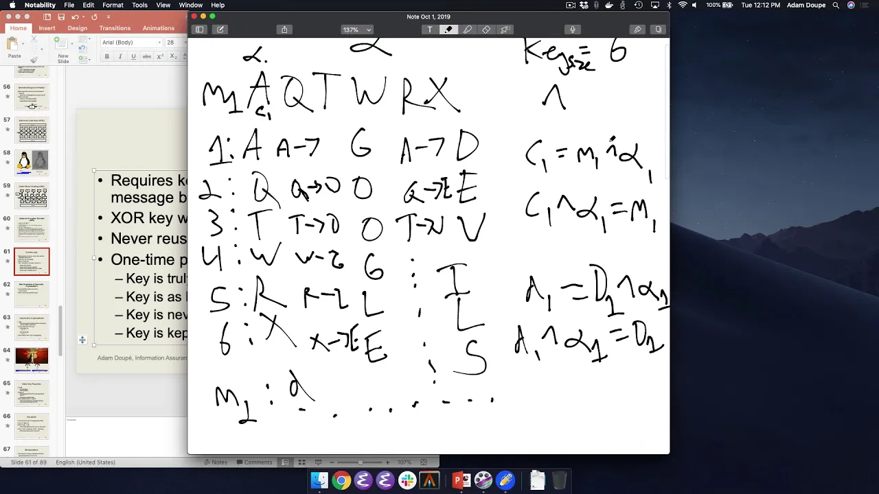CSE 365 F19: 10-1-19 "Cryptography pt. 5"