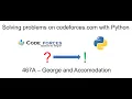 Solving problems on codeforces com with Python - 467A
