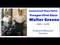 TFC Walter Greene Funeral Memorial Services