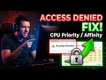 How to fix CPU access denied on Windows 11