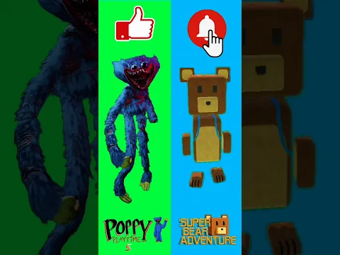 Poppy Playtime: Chapter 5 vs Super Bear Adventure #shorts