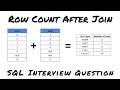 Difference in JOIN Results SQL Basic Interview Question