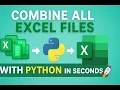 Combine Multiple Excel Files into One Python Excel Automation PART-2