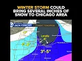 Winter storm could bring several inches of snow to Chicago area as frigid wind chills continue