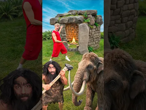 PRIMAL HOUSE vs CAVEMEN!🛖🪓👣