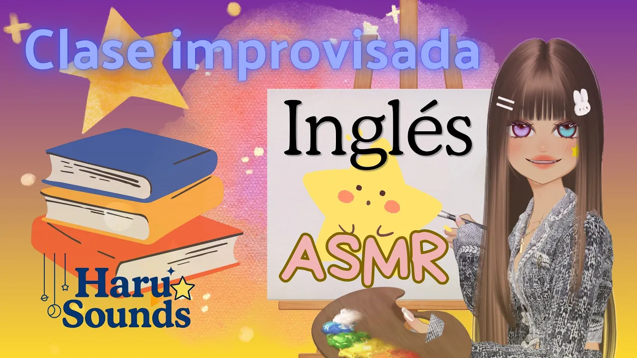 ASMR clase improvisada de inglés básico #asmr