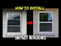 How To Install Impact Windows on Concrete Block Homes - STEP BY STEP