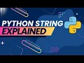 Python Tutorial - Python Strings Explained Hindi 2025 Indexing Slicing Immutability
