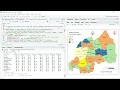 How to create map with Simple features in R using