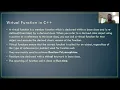 Virtual Function Runtime Polymorphism Function Overriding Dynamic Binding Lecture - 35