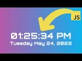 Digital Clock Using JavaScript - JavaScript Tutorial