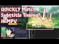 Easiest Way to Match Subtitles in MPV Using Multiple Profiles
