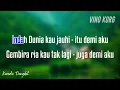 CINTA DI BALIK TERALI - KARAOKE NADA WANITA ( Noer Halimah )