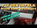 2006-2016 9th Gen Blend Door Actuator Replacement Driver Passenger Fresh Air
