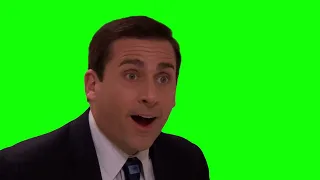 Michael Scott Shocked Face meme - The Office Green Screen