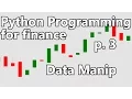 Basic Stock data Manipulation - Python Programming for Finance p 3