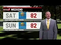 Thursday p m weather with Josh Hodell