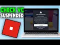How to Check How Long your VC is Suspended on Roblox 2026