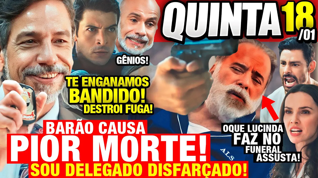 TERRA E PAIXÃO - Capítulo de hoje 18/01 QUINTA - Resumo Completo da Novela Terra e Paixão Hoje