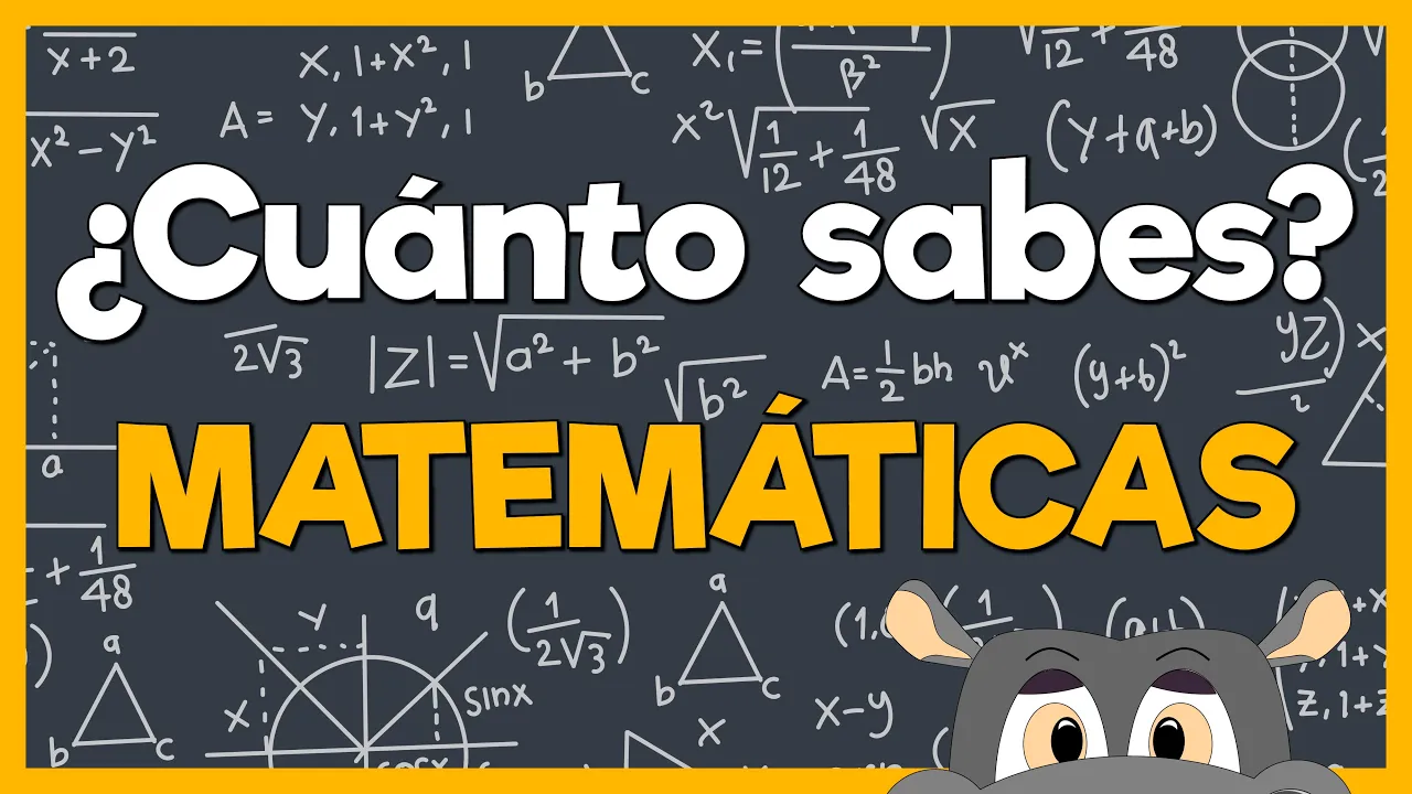 ¿Cuánto Sabes de MATEMÁTICAS? Test de 42 preguntas ➕????➖