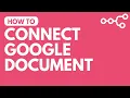 How To Integrate Google Docs With n8n For Automated Workflows